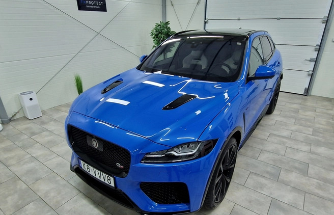 Jaguar F-Pace cena 325000 przebieg: 60400, rok produkcji 2020 z Kraków małe 562